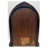 Lot of 3 Antique Mantel Clocks including Ingraham Gothic-Style Wooden Clocks FOR PARTS OR REPAIR