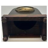 Lot of 3 Antique Mantel Clocks including Ingraham Gothic-Style Wooden Clocks FOR PARTS OR REPAIR