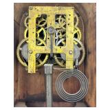 Lot of 3 Antique Mantel Clocks including Ingraham Gothic-Style Wooden Clocks FOR PARTS OR REPAIR