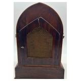 Lot of 3 Antique Mantel Clocks including Ingraham Gothic-Style Wooden Clocks FOR PARTS OR REPAIR