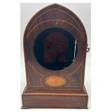 Lot of 3 Antique Mantel Clocks including Ingraham Gothic-Style Wooden Clocks FOR PARTS OR REPAIR