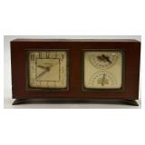 Vintage and Antique Clock Collection with Wooden Cases and Spare Clock Faces FOR PARTS OR REPAIR