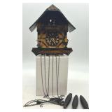 Vintage Black Forest German Cuckoo Clock with Dancing Figures