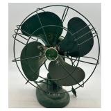 Lot of 2 Vintage Desk Fans - Cool Spot and Le John Metal Blade