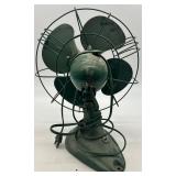 Lot of 2 Vintage Desk Fans - Cool Spot and Le John Metal Blade