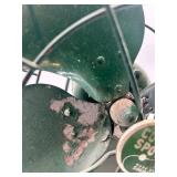 Lot of 2 Vintage Desk Fans - Cool Spot and Le John Metal Blade