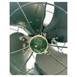 Lot of 2 Vintage Desk Fans - Cool Spot and Le John Metal Blade