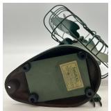 Lot of 2 Vintage Desk Fans - Cool Spot and Le John Metal Blade