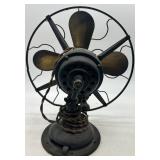 Collection of 3 Antique Electric Desk Fans Westinghouse and Peerless FOR PARTS OR REPAIR