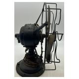 Collection of 3 Antique Electric Desk Fans Westinghouse and Peerless FOR PARTS OR REPAIR