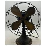 Collection of 3 Antique Electric Desk Fans Westinghouse and Peerless FOR PARTS OR REPAIR