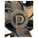 Collection of 3 Antique Electric Desk Fans Westinghouse and Peerless FOR PARTS OR REPAIR