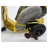 Set of 3 Vintage Wind-Up Tin Toys with Original Boxes - Elephant, Clown, Rabbit