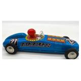 Schylling Aerodrome Airport Control Tower and Wind-Up Lotus Race Car Tin Toys