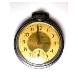 Westclox Pocket Ben Vintage Pocket Watch with Gold-Tone Dial