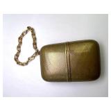 Canava 17 Jewels Shockproof Travel Clock with Brass Case and Chain