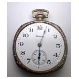 Antique Hampden Pocket Watch with Ornate Case