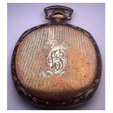 Antique Hampden Pocket Watch with Ornate Case