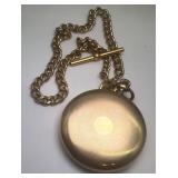 Lot of 3 Antique Pocket Watches with Chains Including Ingersoll and Waltham