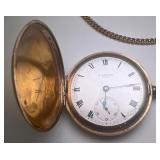 Lot of 3 Antique Pocket Watches with Chains Including Ingersoll and Waltham