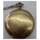 Lot of 3 Antique Pocket Watches with Chains Including Ingersoll and Waltham