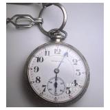 Collection of 3 Vintage Pocket Watches Including Hamilton and Westclox