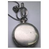 Collection of 3 Vintage Pocket Watches Including Hamilton and Westclox