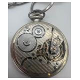 Collection of 3 Vintage Pocket Watches Including Hamilton and Westclox