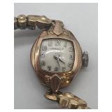 Antique Desk Set with Seth Thomas Clock, Caravelle Watch, Inkwell, and Letter Opener