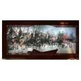 Bradford Exchange Budweiser Clydesdales Lighted Wall Art Limited Edition