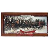 Bradford Exchange Budweiser Clydesdales Lighted Wall Art Limited Edition