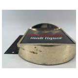 Pair of Vintage Budweiser Malt Liquor Wall Signs with Display Can