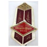 Vintage Grain Belt Beer Illuminated Wall Sign