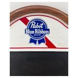 Vintage Pabst Blue Ribbon Chalkboard and Olympia Beer Mirror Wall Decor