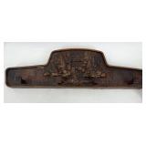 Beer Advertising Collectibles Lot with Guinness Tray, Stella Artois Glass, Stein, Wall Rack, and House of Holbein Hats