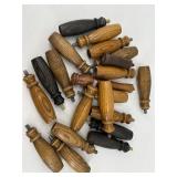 Collection of Assorted Wooden Tap Handle Extenders