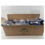 Box of OM Genuine Draft Beer Tabletop Display Holders