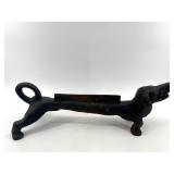 Vintage Cast Iron Dachshund Dog Shaped Boot Scraper