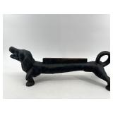 Vintage Cast Iron Dachshund Dog Shaped Boot Scraper