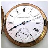 Antique Hamilton Pocket Watch in Brass Stand