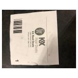 16 Boxes of  MSI Glassel Nero Hexagon Matte Porcelain Tile 9 in. x 10 in., Floor and Wall (6.89 sq. ft./Case) Customer Returns See Pictures