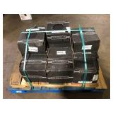 16 Boxes of  MSI Glassel Nero Hexagon Matte Porcelain Tile 9 in. x 10 in., Floor and Wall (6.89 sq. ft./Case) Customer Returns See Pictures