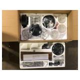 Breezary Farmhouse 52 in. 3-Light Indoor Black Downrod Standard Ceiling Fan with Glass Light Kit and Remote Control Included Customer Returns See Pictures