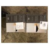 Lot of Alsy 9.5 in. 1-Light Black and Gold Sconce with Metal and Frosted Glass Shade Customer Returns See Pictures