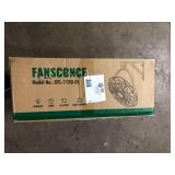 FANNEHONNE 18 in. Black Farmhouse Ceiling Fan with Light Cage Enclosed Ceiling Fan with Remote Modern Bedroom Ceiling Light w/ Fan Customer Returns See Pictures