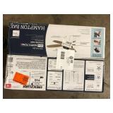 Hampton Bay North Pond 52 in. Indoor/Outdoor Matte Black Ceiling Fan with Downrod and Reversible Motor; Light Kit AdaptableCustomer Returns See Pictures