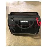 Husky 16 in. Large Mouth Tool Bag with Parts Bin Zone Customer Returns See Pictures