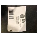 HUOKU Lumin Integrated LED 20 in.W Black Geometric Flush Mount Ceiling Light with Acrylic Crystal for Living Room Bathroom Customer Returns See Pictures