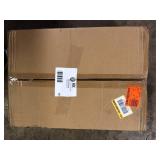 HUOKU Lumin Integrated LED 20 in.W Black Geometric Flush Mount Ceiling Light with Acrylic Crystal for Living Room Bathroom Customer Returns See Pictures