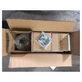 KICHLER Harmony 24.5 in. 3-Light Olde Bronze Transitional Bathroom Vanity Light with Clear Glass Customer Returns See Pictures